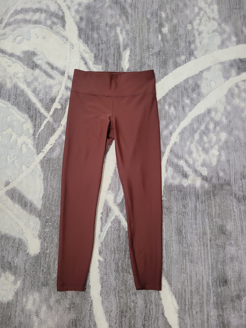 Athleta High-Rise Interval Thights Leggings in Rust Brown Size M